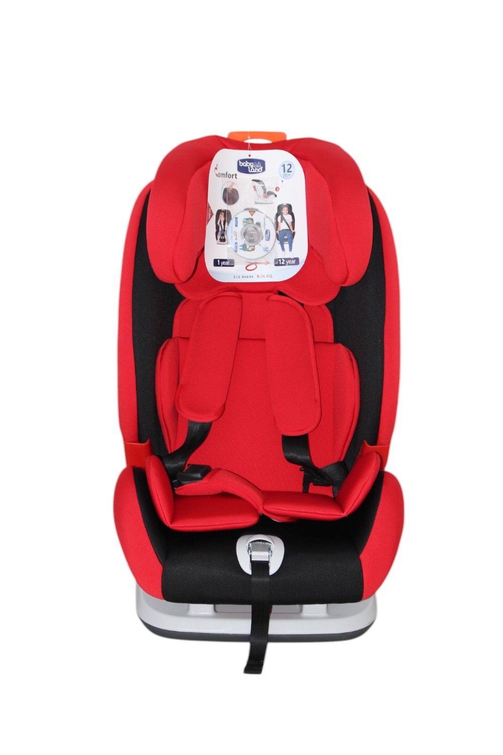 BabyLand Avto Uşaq Kreslo Qırmızı Rəng